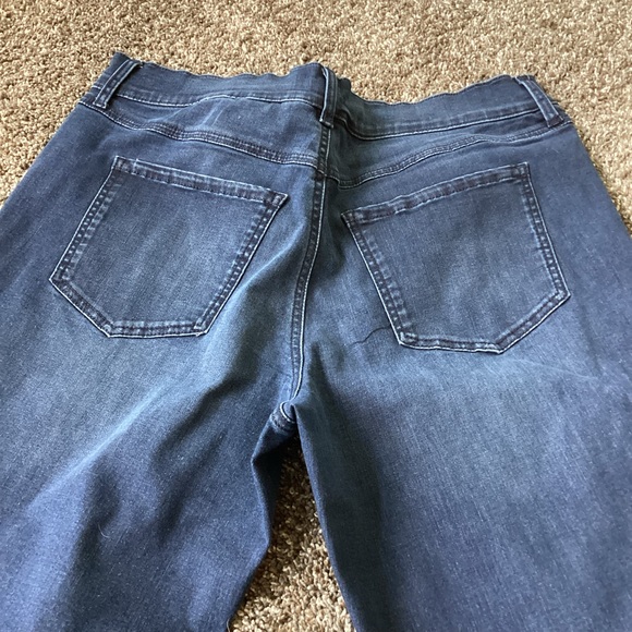 Terra & Sky Dark Blue Straight Leg Jeans - Picture 8 of 9